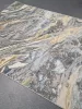 TOSCANA márvány mintás szőnyeg, 3D felület, puha, kék, 80x150cm