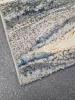 TOSCANA márvány mintás szőnyeg, 3D felület, puha, kék, 80x150cm