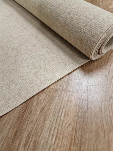 UTAH filc padlószőnyeg, bézs, 400cm