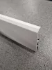 Vízálló műanyag fehér szegőléc kábelcsatornával, "V-1010", 100mm magas, 240cm