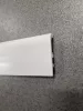 Vízálló műanyag fehér szegőléc kábelcsatornával, "V-1010", 100mm magas, 240cm