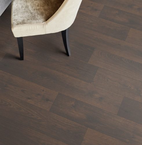 Tekercses vinyl (PVC), "AMBOISE" csokoládé tölgy, fa mintás, 200X375cm