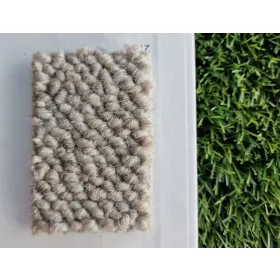 WOOL szürke, 100% gyapjú padlószőnyeg, 400cm