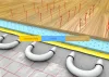 XPS laminált padló alátét 2,5 mm – padlófűtéshez is, hő- és hangszigetelő alátét