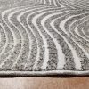 APOLLO "zebra" szőnyeg, puha, sűrű, szürke, 80x150