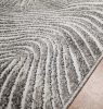 APOLLO "zebra" szőnyeg, puha, sűrű, szürke, 60x190