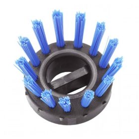 Lábtörlő kiegészítő "Domino", kefe, kék