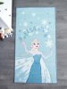 DISNEY Jégvarázs, Elsa mosható gyerekszőnyeg, gumis hátoldallal, 130x170cm