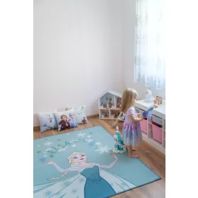   DISNEY Jégvarázs, Elsa mosható gyerekszőnyeg, gumis hátoldallal, 80x150cm
