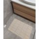 STANDARD krém, 1 részes mosható fürdőszobaszőnyeg, gumis hátoldal, 50x80cm