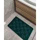 STANDARD smaragd, 1 részes mosható fürdőszobaszőnyeg, gumis hátoldal, 50x80cm