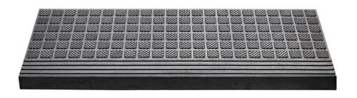 Lépcsőszőnyeg, gumi lépcsővédő, bel/kültéri, ragasztó csíkkal, 25x75cm (002)