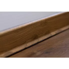   Habosított szegélyléc, vízálló, ütésálló, "Eleria", 60mm magas, 220cm