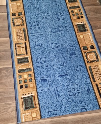 JENA kék futószőnyeg, 80cm széles