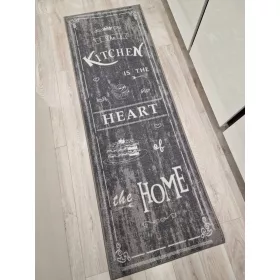   Konyhai szőnyeg "HOME" szürke, csúszásmentes, 67x200cm