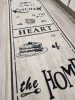 Konyhai szőnyeg "HOME" bézs, csúszásmentes, 67x200cm