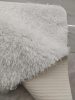 NATALY mosható hófehér szőnyeg gumis hátoldallal, 50x80
