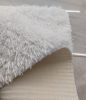 NATALY mosható hófehér szőnyeg gumis hátoldallal, 60x110
