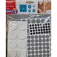 Öntapadós filcpárna, bútorláb alátét, 125db/csomag