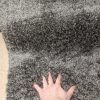 TEDDY PREMIUM puha shaggy szőnyeg, sötétszürke, 3 részes szett