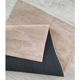 ROYCE puha, mosható szőnyeg, bézs, 66cm kör