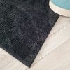 ROYCE puha, mosható szőnyeg, fekete, 40x70