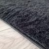 ROYCE puha, mosható szőnyeg, fekete, 80x150