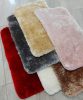 SHINE gumis hátoldalú, mosható, fényes szőnyeg, piros, 40x70