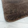 SERENITI mosható szőnyeg, gumis hátoldal, barna, 80x150cm
