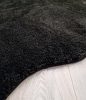 SERENITI mosható szőnyeg, gumis hátoldal, fekete, 67x110cm "felhő"