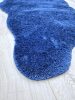 SERENITI mosható szőnyeg, gumis hátoldal, kék, 80x150cm "felhő"