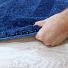 SERENITI mosható szőnyeg, gumis hátoldal, kék, 67x110cm "felhő"