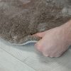 SERENITI mosható szőnyeg, gumis hátoldal, taupe, 80x150cm