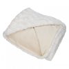 Soft mosható pihe-puha szőrme takaró, ivory, 230x250cm