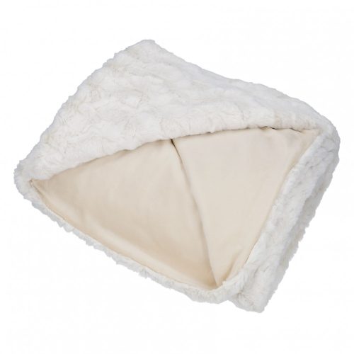 Soft mosható pihe-puha szőrme takaró, ivory, 230x250cm
