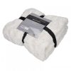 Soft mosható pihe-puha szőrme takaró, ivory, 150x200cm