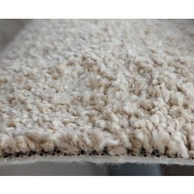 SOFT bézs padlószőnyeg, puha, thermo, 400cm