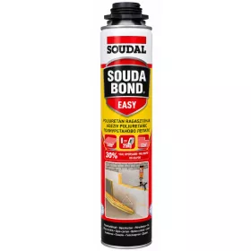   Ragasztóhab, SOUDAL Easy, pisztolyos építőipari ragasztóhab, 750ml