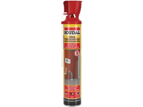 Purhab, szerelőhab, SOUDAL, 750ml