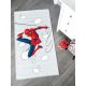 DISNEY Pókember mosható gyerekszőnyeg, gumis hátoldallal, 80x150cm