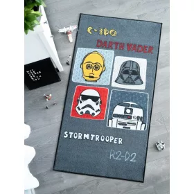   DISNEY StarWars mosható gyerekszőnyeg, gumis hátoldallal, 80x150cm