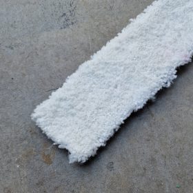   EXTRA SOFT fehér padlószőnyeg, thermo, vastag, puha, 400cm