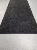 Lábtörlő tekercs, fekete, műanyag tüskés, kaparó, sárleszedő, 91cm széles tekercs "AstroTurf"
