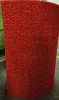 Lábtörlő tekercs, piros, műanyag tüskés, kaparó, sárleszedő, 91cm széles tekercs "AstroTurf"
