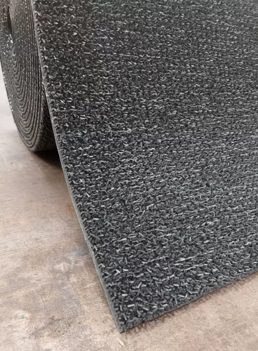 Lábtörlő tekercs, antracit, műanyag tüskés, kaparó, sárleszedő, 91cm széles tekercs "AstroTurf"
