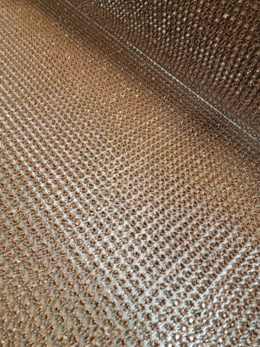 Lábtörlő tekercs, barna, műanyag tüskés, kaparó, sárleszedő, 90cm széles tekercs "Veloturf"