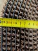 Lábtörlő tekercs, barna, műanyag tüskés, kaparó, sárleszedő, 90cm széles tekercs "Veloturf"
