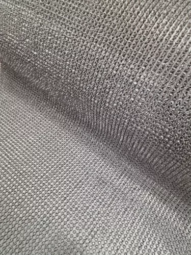 Lábtörlő tekercs, szürke, műanyag tüskés, kaparó, sárleszedő, 90cm széles tekercs "Veloturf"