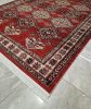 VIVALDI "925" bársolyos szőnyeg, klasszikus, rojtos, vékony, bordó, 120x170