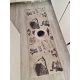 Konyhai szőnyeg "COFFEE" bársonyos, csúszásmentes, mosható, 60x180